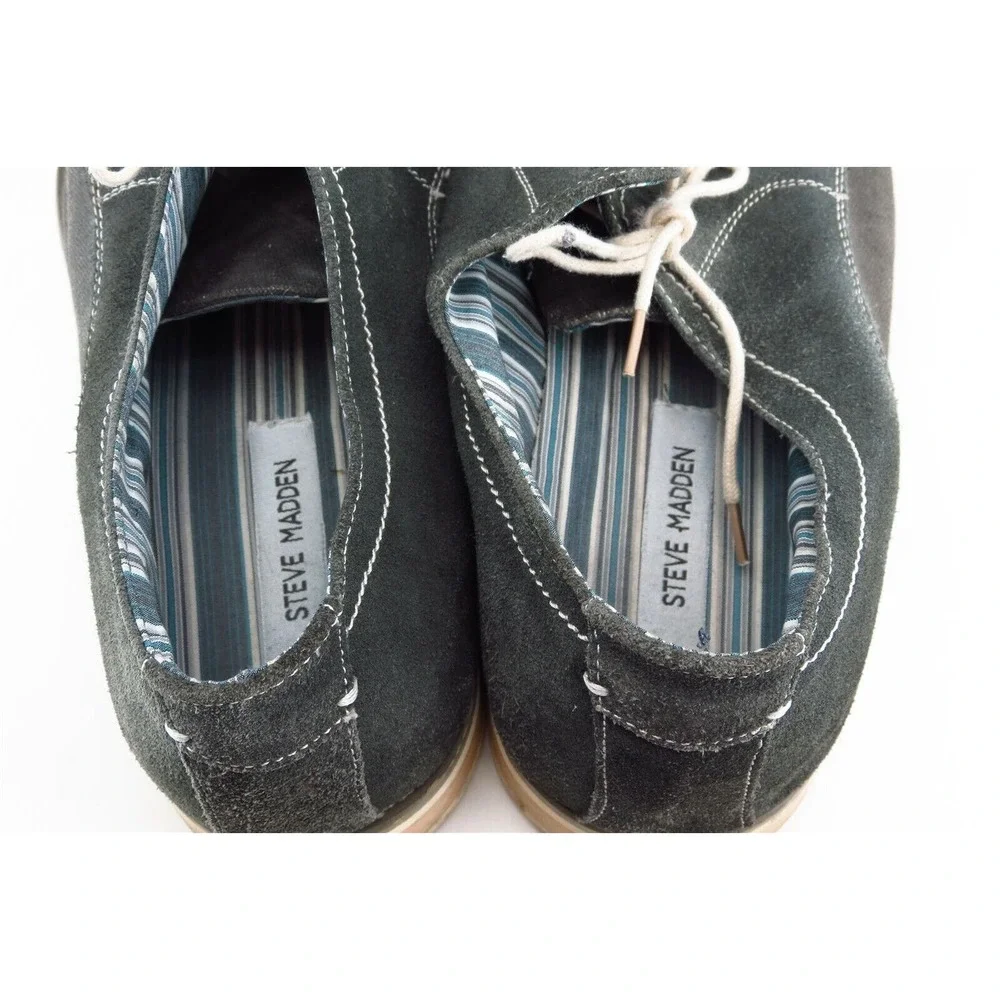 Steve Madden Shoes Size‎ 13 M Gray Derby Oxfords Leather Men